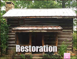 Historic Log Cabin Restoration  Roaring Gap, North Carolina